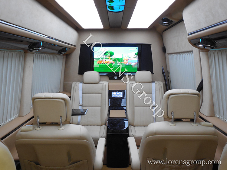 Панорама салона Mercedes-Benz Sprinter 324 VIP бизнес-класса